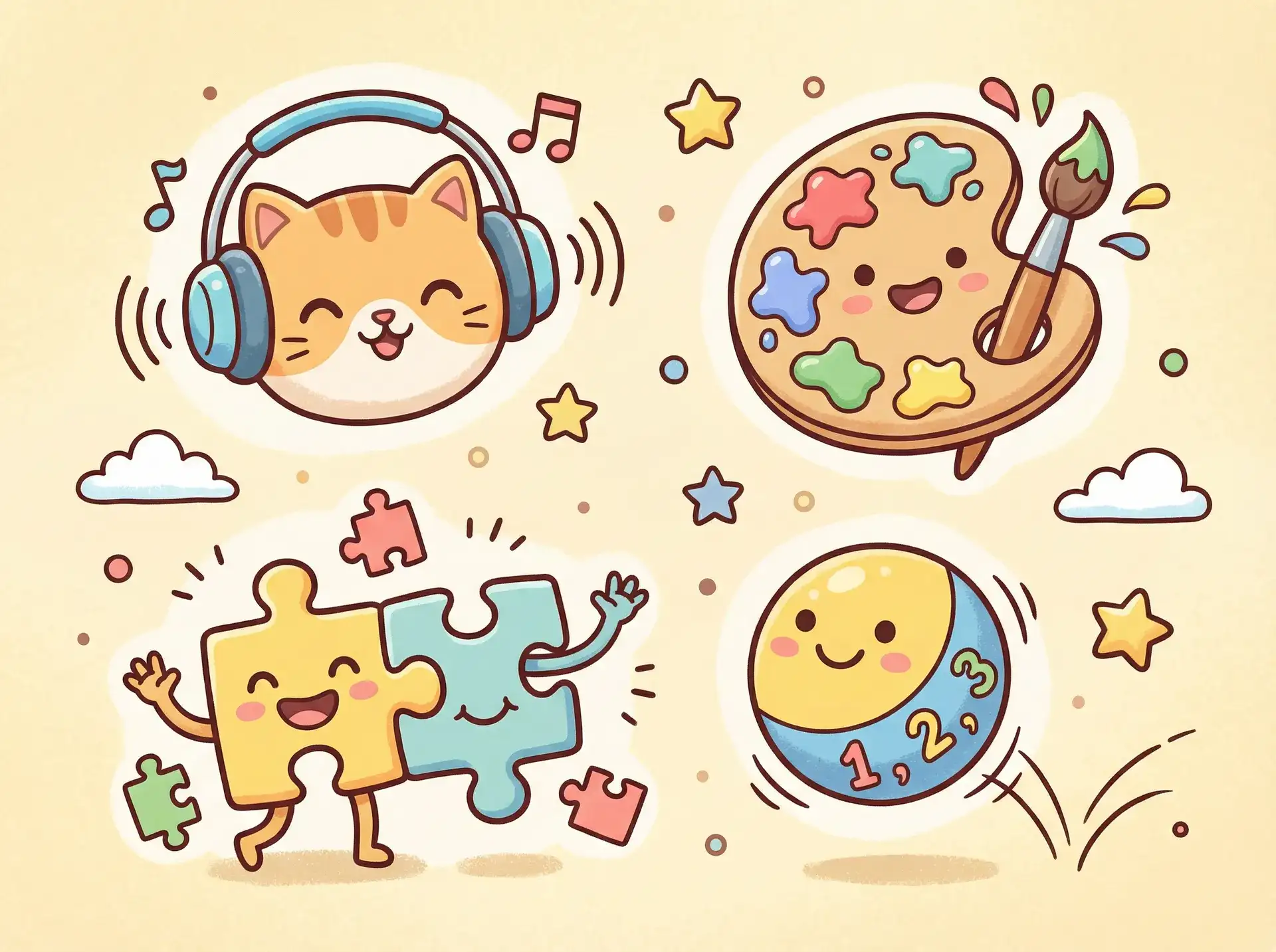 小朋友的手工作品 - ahmia 益智创作